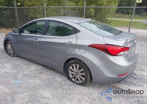 2015 Hyundai Elantra Se from USA, damaged, VIN KMHDH4AE6FU325759